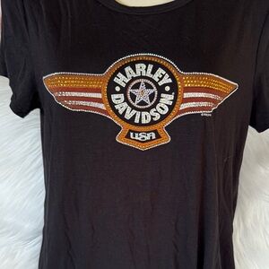 Harley-Davidson Sexy  Black Tee Medium